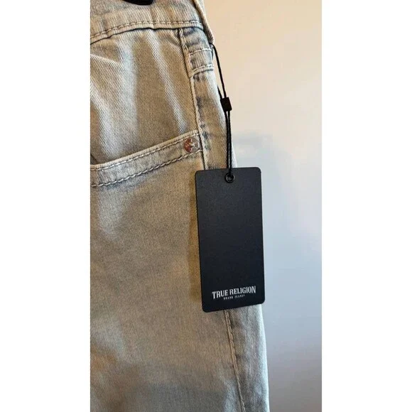 True Religion Men’s Ricky Big T Straight Jeans 34 $199 NWT - Picture 9 of 9